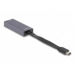 Adattatore USB-C DeLock 66248 2,5Gbps RJ-45 9cm alluminio compatto