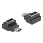 Adattatore DeLock 67235 USB Type-C a USB Type-E Nero 10Gbps