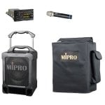 Système de sonorisation portable MiPro MIPMA707PACK 100W RMS UHF Sans fil Housse incluse