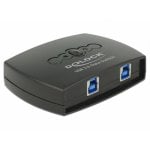 Interruttore USB DeLock 87723 2 Ingressi USB-B 1 Uscita USB-A 5 Gbit/s Nero