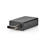 Adattatore USB Nedis CCGB64915BK USB-A Femmina USB-C Maschio 3.2 Gen 1 Nero
