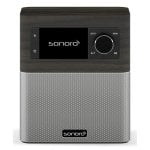 Radio Sonoro STREAM Roble foncé/Argent Wifi Bluetooth DAB+ TFT 2.4" IPX7