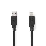 Cavo USB Nedis CCGL60300BK50 5 m USB-A a Mini-USB B Nero