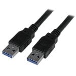 USB-Kabel Startech USB3SAA3MBK 3 m USB-A zu USB-A 3.2 Gen 1 Schwarz