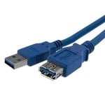 Cabo USB Startech USB3SEXT1M Extensão 1m SuperSpeed Azul