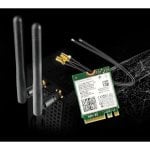 Netzwerkkarte ASRock DeskMini WiFi Kit M.2 WLAN Bluetooth Externe Antenne