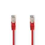 Câble réseau NEDIS CCGP85121RD100 10 m Cat5e SF/UTP RJ-45 Rouge