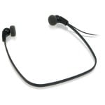 Auriculaires Philips LFH0334 filaires connexion Jack 3,5 mm pour transcription Noir