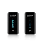 Microfono Boya BY-XM6-S1 wireless 3,5 mm omnidirezionale OLED portatile