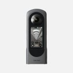 Kamera 360 Grad Ricoh Theta X 48 MP WiFi Bluetooth 5.7K LCD 46GB Grau Schwarz