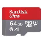 microSDXC Sandisk SDSQUAB-064G-GN6MT 64GB 140MB/s UHS-I U1 A1 Adapter Grau Rot