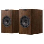 Enceintes Kef bibliothèque passives Bass Reflex 150W MAT bois noyer