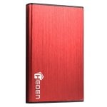 Boîtier Externe Heden BEM25MUA2CR 2,5" Aluminium Rouge SATA III USB 3.0 à tiroir