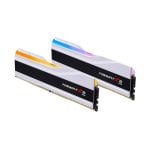 Memoria RAM G.Skill Trident Z5 RGB F5-6000J2836G32GX2-TZ5RW 64GB Kit RAM DDR5 6000MHz CL28 XMP RGB Argent