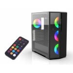 Case Inca EMG-17XN Gaming Midi Tower Nero ATX RGB Ventola Vetro Temperato
