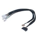 Cable de alimentación interna Akasa FLEXA FP5S SATA de 15 pines 0,45 m negro