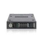 Box SSD ICY DOCK MB601M2K-1B 3.5" Metallo Nero con Blocco e LED