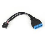 Adaptateur interne Textorm TXCIU2U3A USB 2.0 vers USB 3.0 15 cm