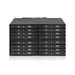 Boîtier PC ICY DOCK MB516SP-B 16 Baies Métallique Noir Rack Extraction Facile