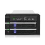 Box estraibile ICY DOCK MB901SPR-B R1 Dual Bay RAID 2.5/3.5 SATA LED Hot Swap