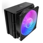 Refrigeração a Ar Cooler Master Socket AM5 AM4 LGA1700 120mm Hyper 212 3DHP ARGB Preto