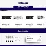 Kit de montage Zalman ZM-AM5MKB pour socket AMD AM5 noir