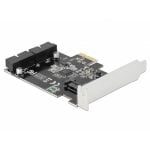 Tarjeta de Red DeLock 90387 PCI Express USB 3.0 5 Gbps Interna UASP