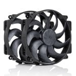 Refrigeração a Ar Noctua 140 mm NF-A14x25r G2 PWM Sx2-PP Chromax Black Push/Pull