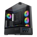 PC-Gehäuse Xigmatek Vision EN45196 Schwarz ARGB Glas ATX mATX 7 Slots