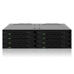 Caixa ICY DOCK MB038SP-B 5,25" SATA para 8 discos 2,5" com ventoinha