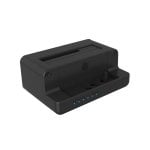 Base di connessione ICY BOX IB-2914MSCL-C31 SATA M.2/2.5/3.5 USB-C 10 Gbps Alluminio Nero