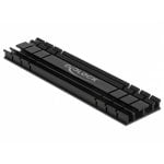 Disipateur M.2 DeLock 18286 aluminium noir 100 mm SSD thermique plat