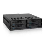 Unità disco multipla ICY DOCK MB324SP-B SATA/SAS 4 alloggiamenti con ventola