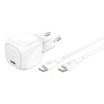 Caricatore USB-C Belkin WCA008KQ1MWH-B6 30 W Power Delivery PPS Bianco + Cavo 1 m
