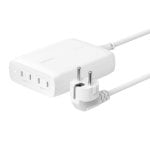Caricatore Belkin BoostCharge Pro WCH015VFWH 200W 4 porte USB-C GaN Bianco