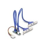Adattatore DeLock 61066 M.2 B+M 4x USB 3.2 Gen 1 5Gbps