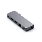 Base per laptop Satechi Pro Hub Mini USB-C Space Gray con USB4 e Ethernet