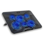 Refroidisseur pour ordinateur portable Advance VE-NB70 6 ventilateurs LED jusqu à 17 pouces