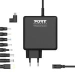 Adaptador de corriente Port Designs 900007B-EU 90 W 8 puntas universal