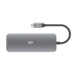 Station d'accueil Silicon Power SR30 8-en-1 USB-C 100W Gigabit HDMI SD