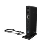 Base para Portátil ICY BOX IB-DK2251AC USB 3.2 HDMI RJ45 Full HD Preto