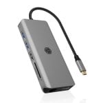 Estação de Acoplamento ICY BOX IB-DK4061-CPD USB-C 100W HDMI SD Ethernet