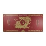 Tapis de souris Lexip HBO Game of Thrones Lannister Edition XXL Rouge antidérapant