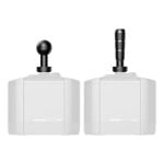 Palanca de cambios Moza RS079 aluminio cuero microfibra 12 Nm 1000 Hz