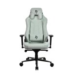 Fauteuil Gaming Arozzi Vernazza SoftFabric Pearl Green accoudoirs 3D dossier inclinable
