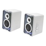 Altavoces Edifier 2.0 Blanco Bluetooth/USB/Aux 30 W con iluminación RGB