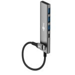 Hub Goobay 4 ports 5000 Mbit/s 76562 USB-C Slim aluminium