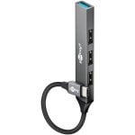 Hub Goobay 4 ports 5000 Mbit/s 74457 USB-C aluminium