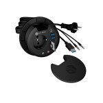 Hub ICY BOX 3 ports USB 3.0 IB-HUB1430-CR avec audio et lecteur SD