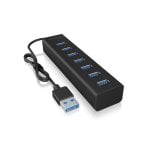 Hub ICY BOX 7 porte 5 Gbps USB 3.2 Gen 1 IB-HUB1700-U3 Alluminio
